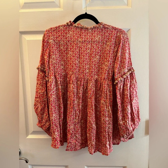 Poupette St Barth Mya Pom Pom Top - Picture 2 of 3